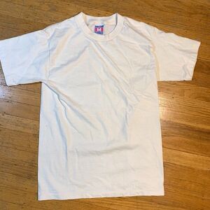 Vintage 90's Blank T Shirt Mens Medium Cotton Source Screen Print Indie